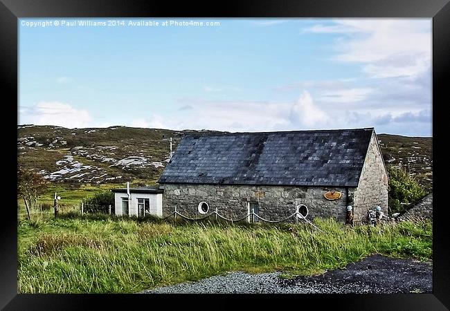 Crofters Cottage Framed Print by Paul Williams