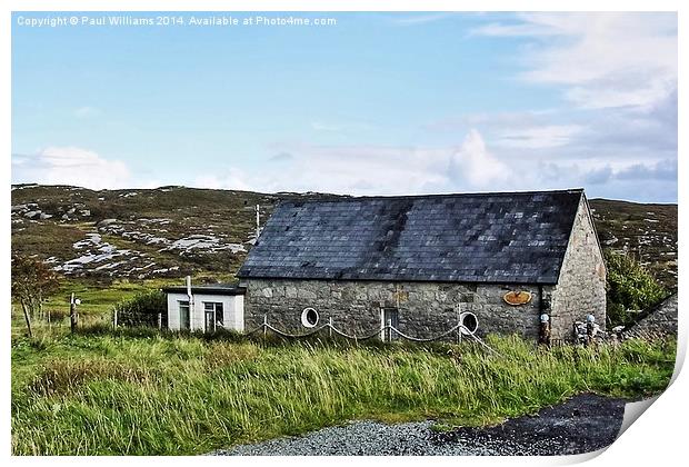 Crofters Cottage Print by Paul Williams