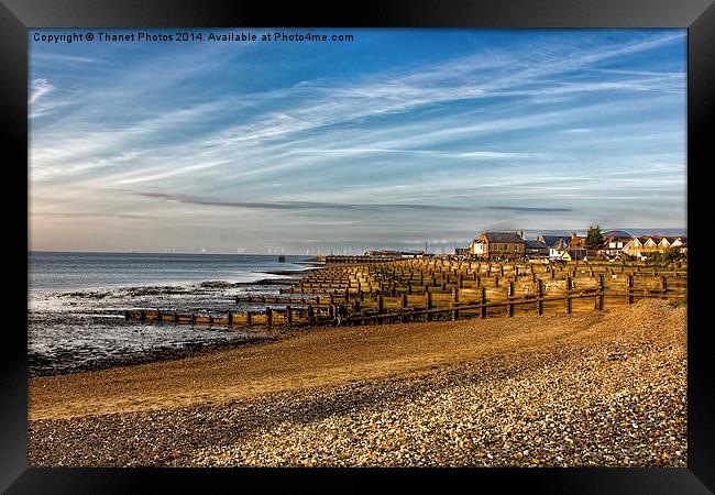 Whitstable Beach Framed Print by Thanet Photos