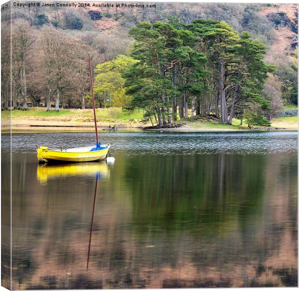 Coniston Reflections Canvas Print by Jason Connolly