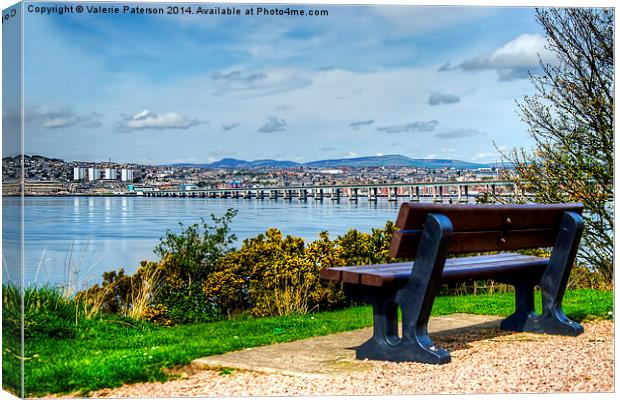 Dundee View Canvas Print by Valerie Paterson