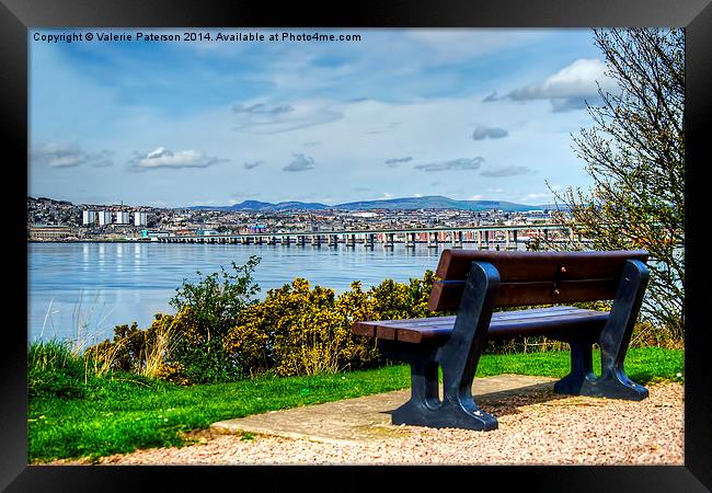 Dundee View Framed Print by Valerie Paterson