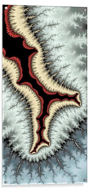 Abstract fractal art full of energy Acrylic by Matthias Hauser