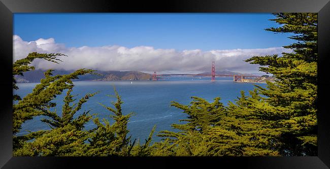 Golden Gate Bridge, San Francisco, California, USA Framed Print by Mark Llewellyn