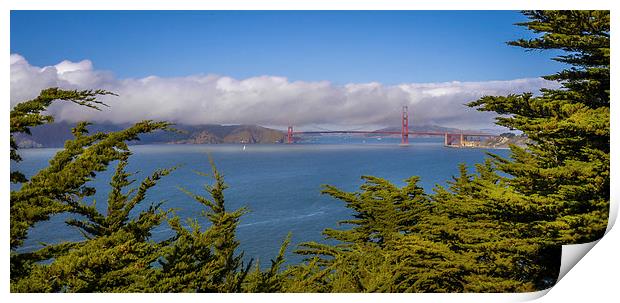 Golden Gate Bridge, San Francisco, California, USA Print by Mark Llewellyn