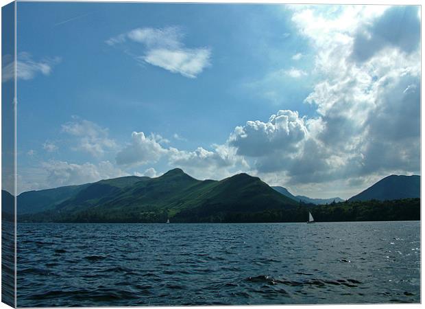 Catbells Canvas Print by Stephen Brown