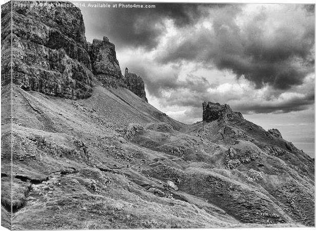 The Quiraing Isle of Skye Canvas Print by Rob Mellor