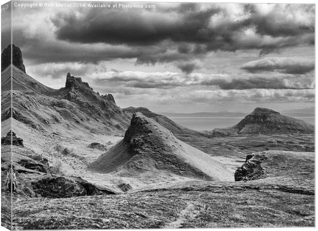 The Quiraing Isle of Skye Canvas Print by Rob Mellor