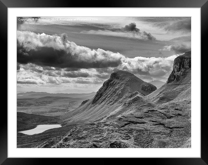 The Quiraing Isle of Skye Framed Mounted Print by Rob Mellor