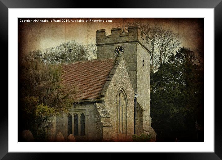 Church of St.Marys Framed Mounted Print by Annabelle Ward