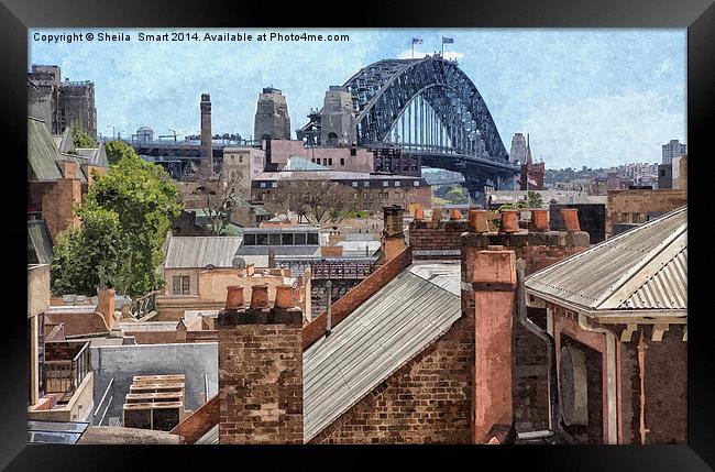 The Rocks, Sydney Framed Print by Sheila Smart