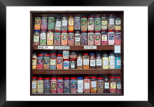 Traditional Sweet Shop Framed Print by Andrew Roland