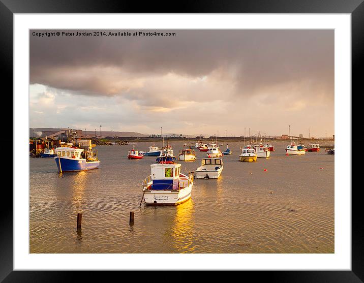 Paddys Hole Harbour Framed Mounted Print by Peter Jordan