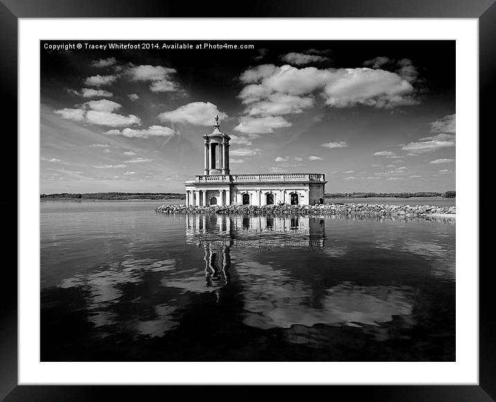 Normanton Church Reflections Framed Mounted Print by Tracey Whitefoot