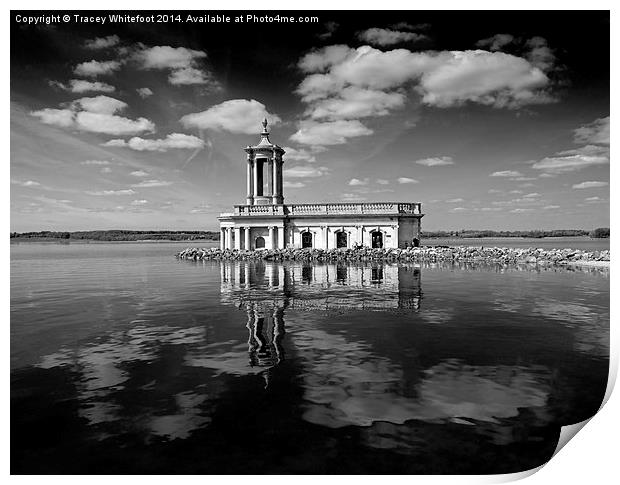 Normanton Church Reflections Print by Tracey Whitefoot