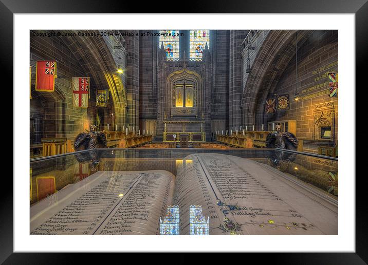 Liverpool Cathedral Framed Mounted Print by Jason Connolly