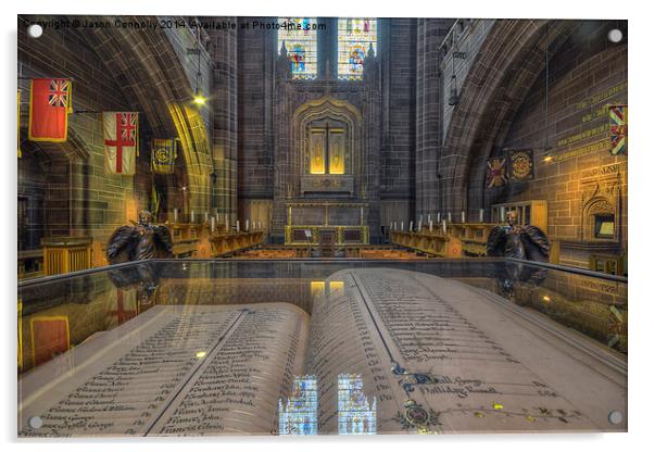 Liverpool Cathedral Acrylic by Jason Connolly