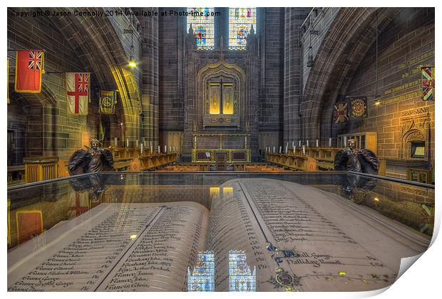 Liverpool Cathedral Print by Jason Connolly