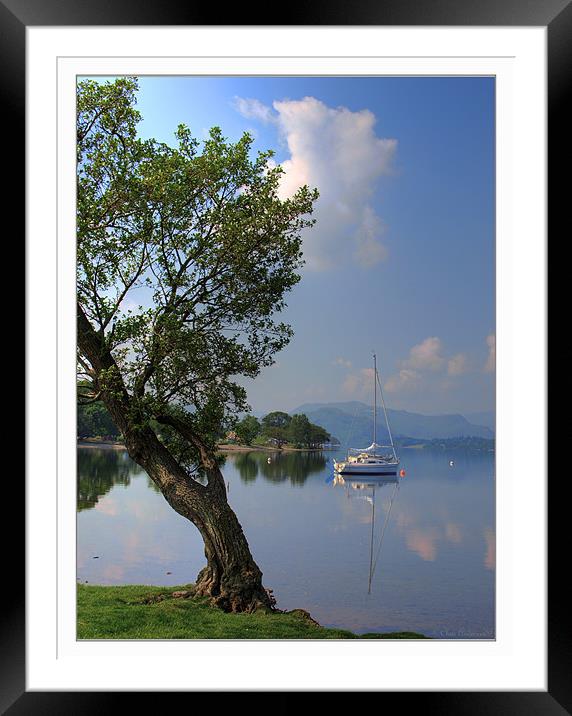 Ullswater in the morning Framed Mounted Print by CHRIS ANDERSON