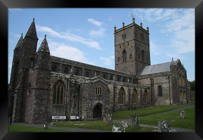 st davids cathedral Framed Print by mark blower