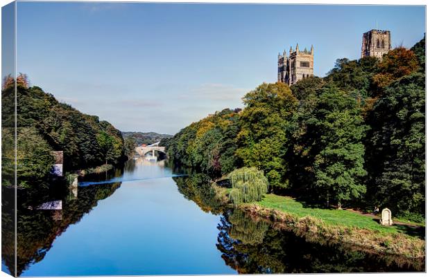 A Summers Day in Durham Canvas Print by Oliver Porter
