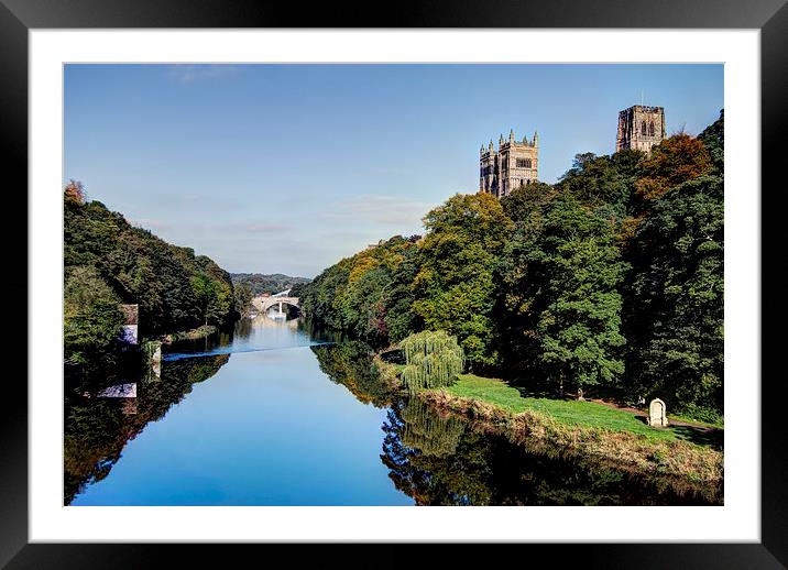 A Summers Day in Durham Framed Mounted Print by Oliver Porter