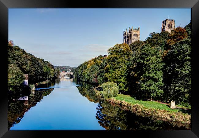 A Summers Day in Durham Framed Print by Oliver Porter
