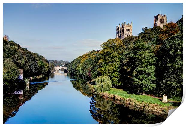 A Summers Day in Durham Print by Oliver Porter