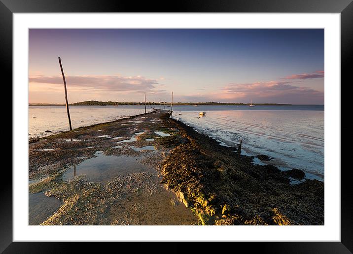 Harty Ferry Framed Mounted Print by Ian Hufton