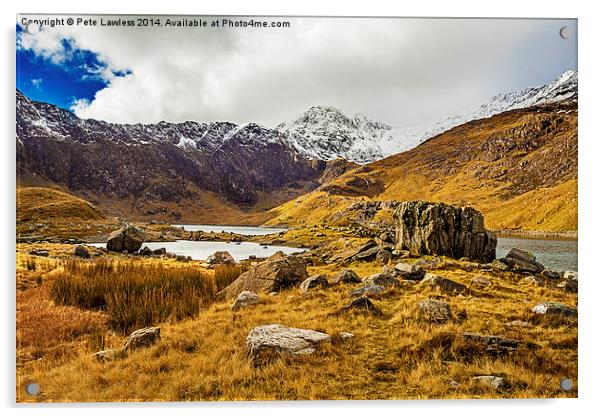 Snowdonia Miners Track Acrylic by Pete Lawless