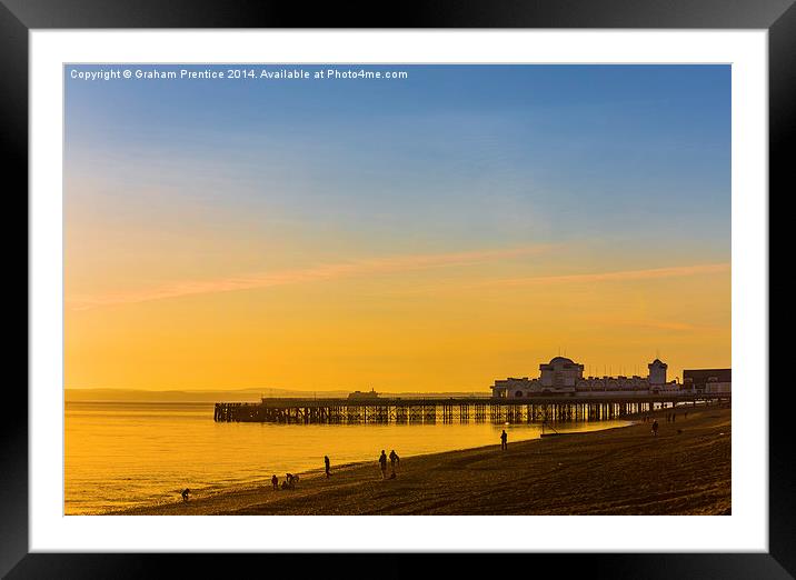 Southsea Pier Framed Mounted Print by Graham Prentice
