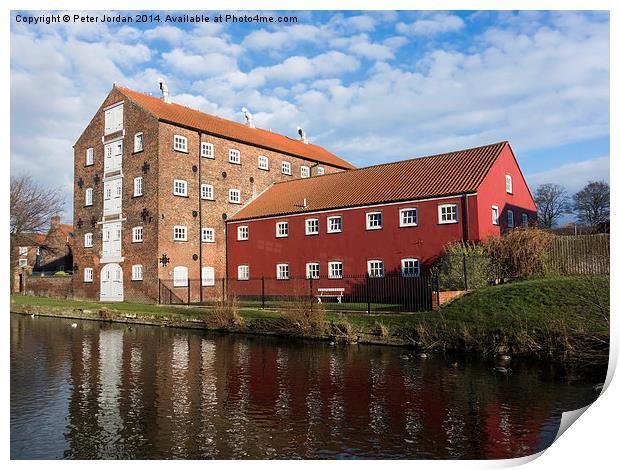 Victorian Flour Mill 1 Print by Peter Jordan