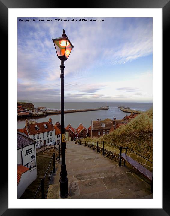 Whitby Evening 1 Framed Mounted Print by Peter Jordan