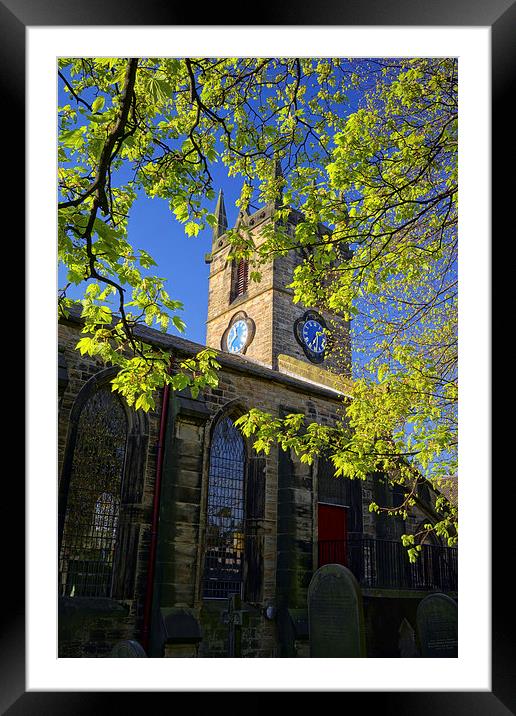 St Thomas Church, Kimberworth,Rotherham Framed Mounted Print by Darren Galpin