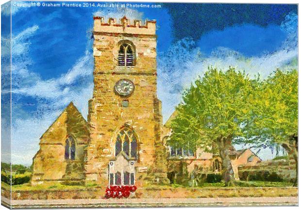 Cotswold Church Canvas Print by Graham Prentice