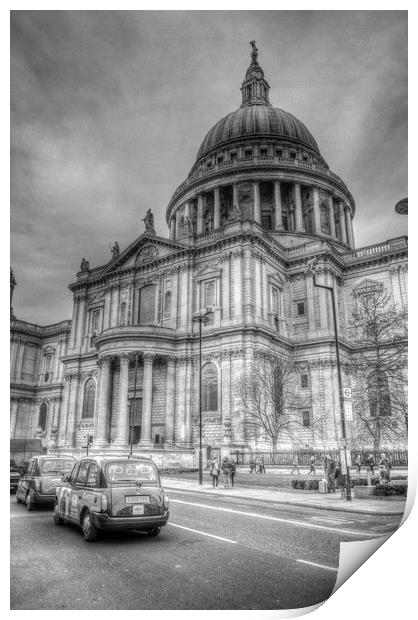 St Pauls Cathedral London Print by David Pyatt