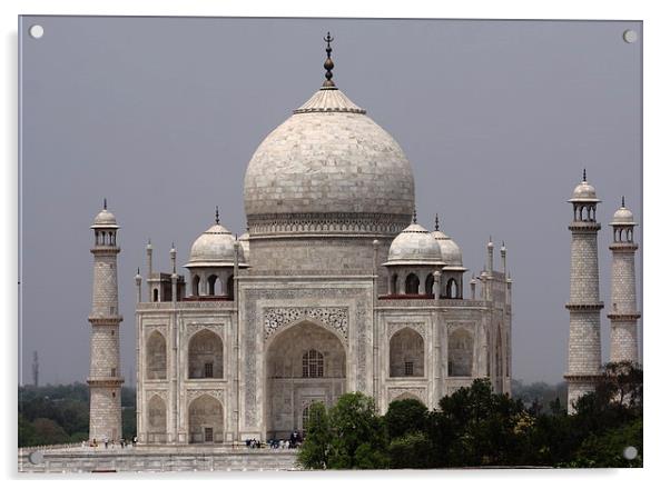 Taj Mahal - India 002 Acrylic by Aidan Moran