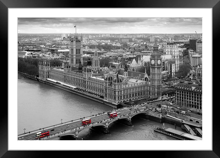 Houses of Parliament Framed Mounted Print by Andy Barker