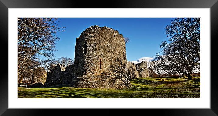 Old Inverlochy Castle. Framed Mounted Print by John Cameron
