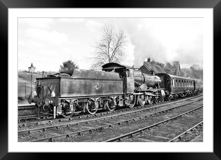 GWR 7812 at Highley Framed Mounted Print by Paul Williams
