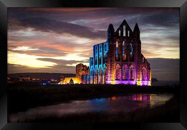 Whitby Abbey Framed Print by Andy Barker