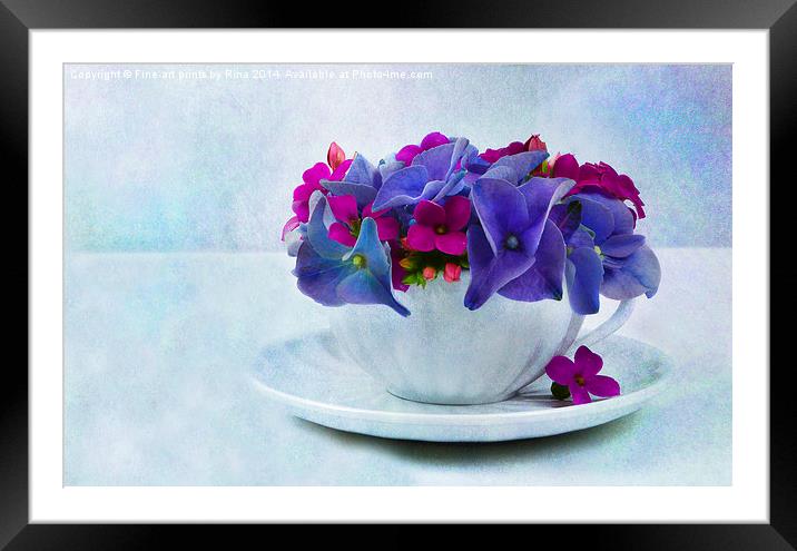 Pretty as a picture (5) Framed Mounted Print by Fine art by Rina