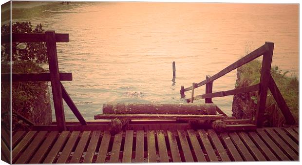 My Own Jetty Canvas Print by Lisa PB