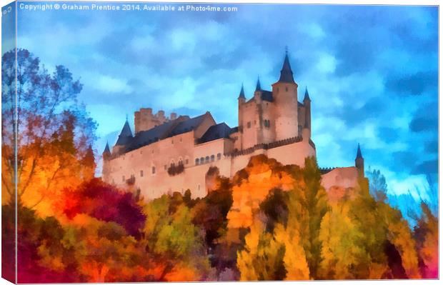 Alcázar of Segovia Canvas Print by Graham Prentice