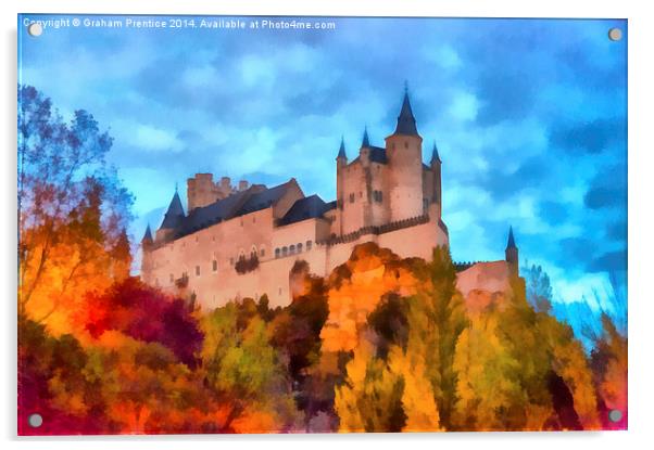 Alcázar of Segovia Acrylic by Graham Prentice