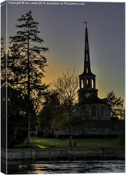 St Peters Church Wallingford Canvas Print by Ian Lewis