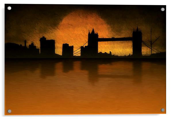Tower Bridge Acrylic by Tom York