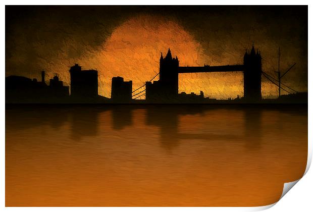 Tower Bridge Print by Tom York