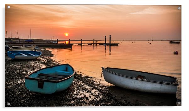 Orford Quay Acrylic by Tristan Morphew