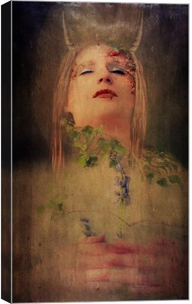 Kiss of Death Canvas Print by Dawn Cox
